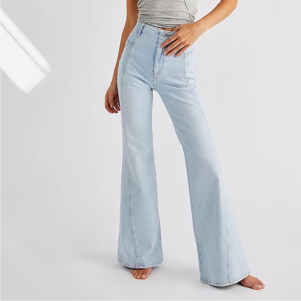 free people florence flare jean 26